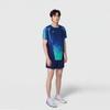 Li-Ning National Team Champion Series Five-Star Gradient Breathable Quick-Dry Competition Top Table Tennis Short Sleeve Men tops AAYW097-1