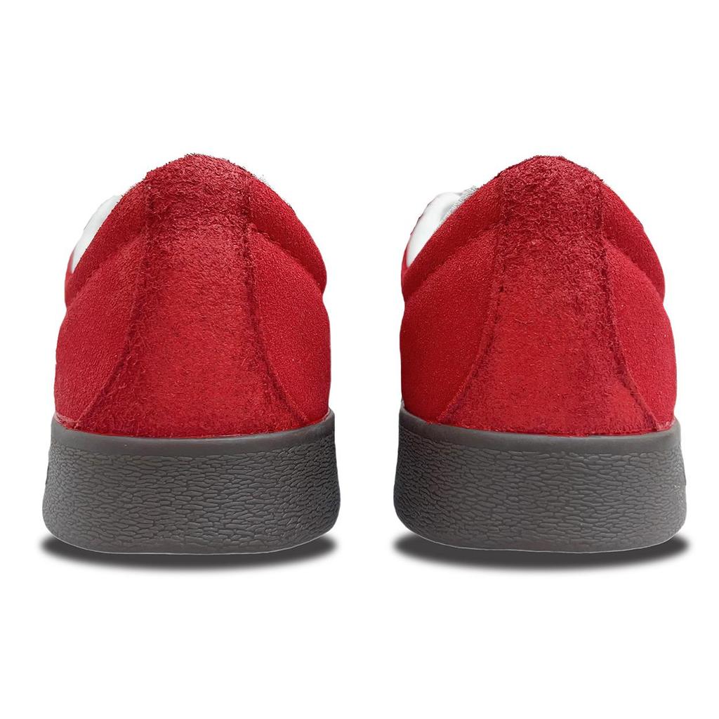 Adidas VL COURT 2.0 Leather Cushioning Abrasion Resistant Low top Skateboard Shoes Unisex Scarlet HQ1802(Team1071-)