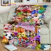 Cartoon Animal Crossing New Horizons Soft Plush Blanket,Flannel Blanket Throw Blanket for Living Room Bedroom Sofa Cover Child