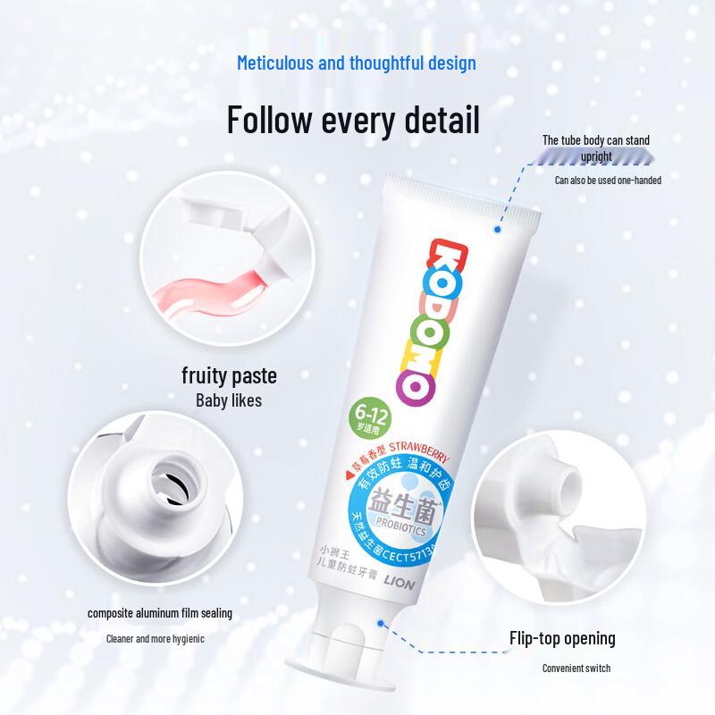 Lion Kids Probiotic Fluoride Toothpaste Minions Edition