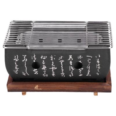 Mini parrilla de barbacoa japonesa de aleación de aluminio para el hogar, accesorios para horno y estufa de carbón