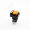5 bucăți LA16 comutator cu buton pentru lumină 16 mm cu lumină cu orificiu de montare de 16 mm capac de protecție capac de praf cu blocare automată auto-resetare