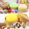 Colorful Dumpling Squishes Stress Balls Reusable Low Rebound Decompression Playthings Soft Dough Ball Distinctive Home Decor for Adults Kid