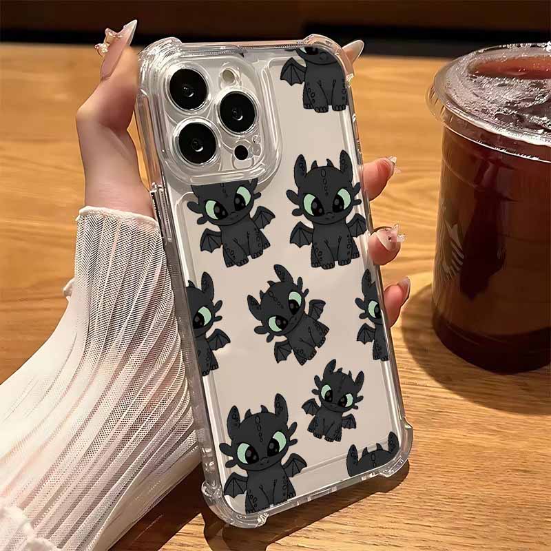 

Чарівна пара Беззубик Для iPhone 17 AIR 16E 16 15 14 13 12 mini Pro Max Plus Кути Захист від падіння Прозорий чохол для телефону iPhone 17 Pro Max