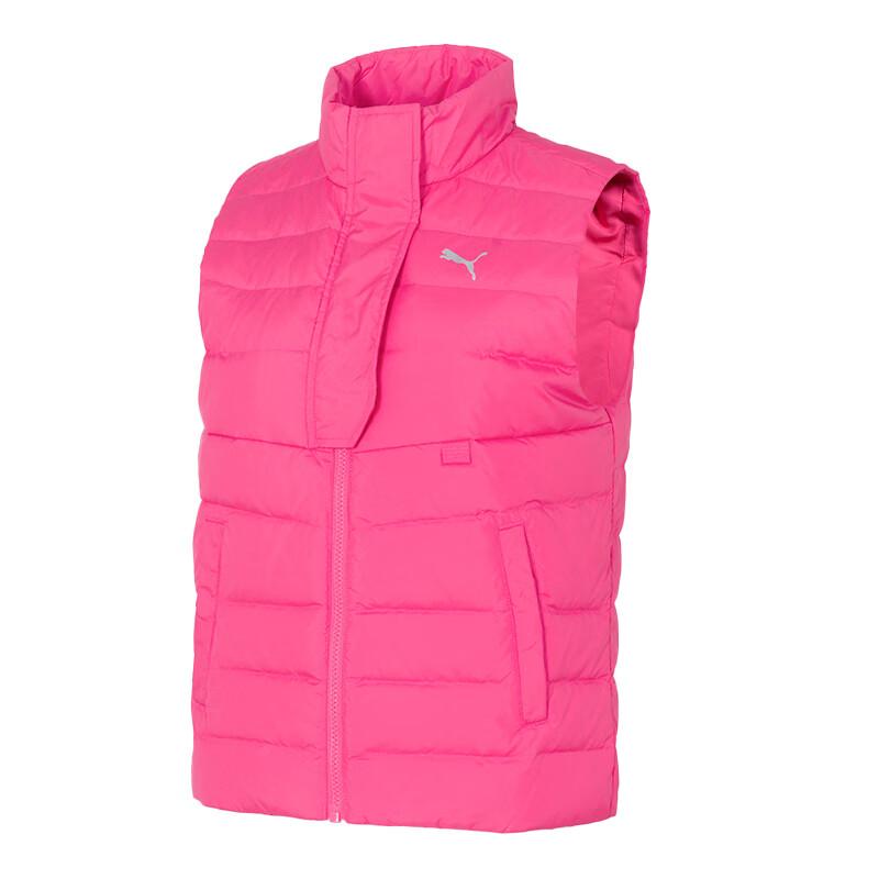 PUMA Down Vests Women s Pink Stand Collar Moderate Other 528704-92 L
