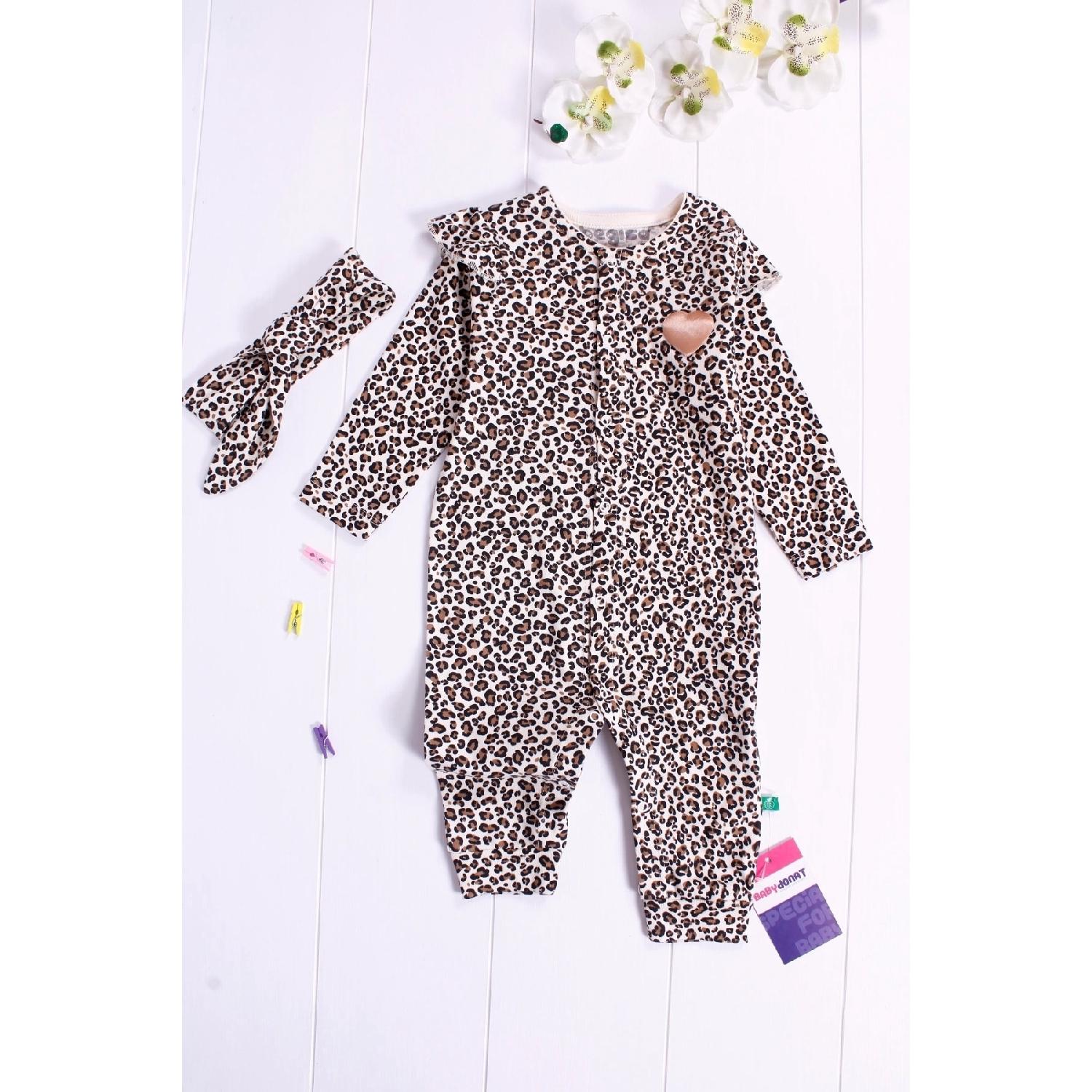 

Бандан для волос с леопардовым принтом Baby Baby Bag 3-6 AY