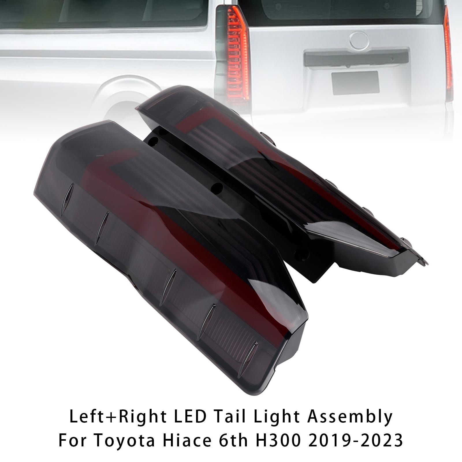 

Left+Right LED Tail Light Assembly For Toyota Hiace 6th H300 2019-2023