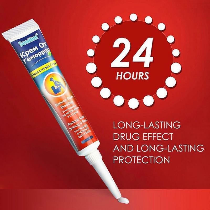 Hemorrhoids Treatment Cream Chinese Herbal Extracts Hemorrhoids Internal External Piles Butt Fissure Pain Relief for Women Men