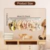 Hair Band Holder Wall Hook Scrunchie Storage Rack Easy Installation for Bathroom