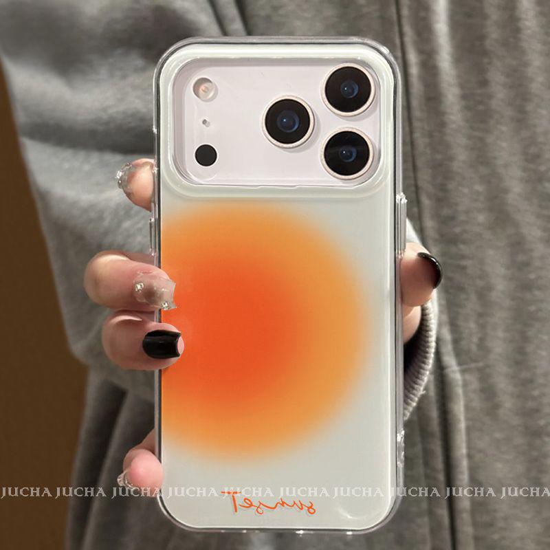 

Orange Gradient Phone Case for Apple 17, Vivox200, and Huawei Mate70 Pro – Personalized Design OPPO Reno 13