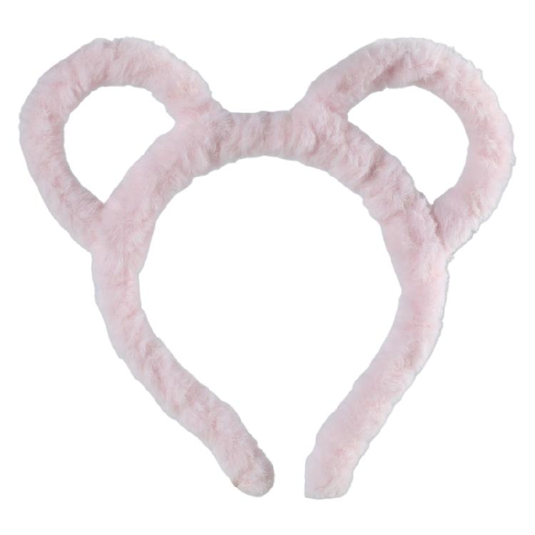 Bear Ear Shape Hair Hoop Bear Ear Plush Headband for Women Halloween Party Cosplay Adding a Funny Touch