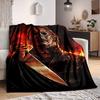 1PC Horror Character, Samhain1992 Blanket Lightweight Flannel Throw Blanket for Sofa, Bed, Travel, Camping, Livingroom, Office, Couch