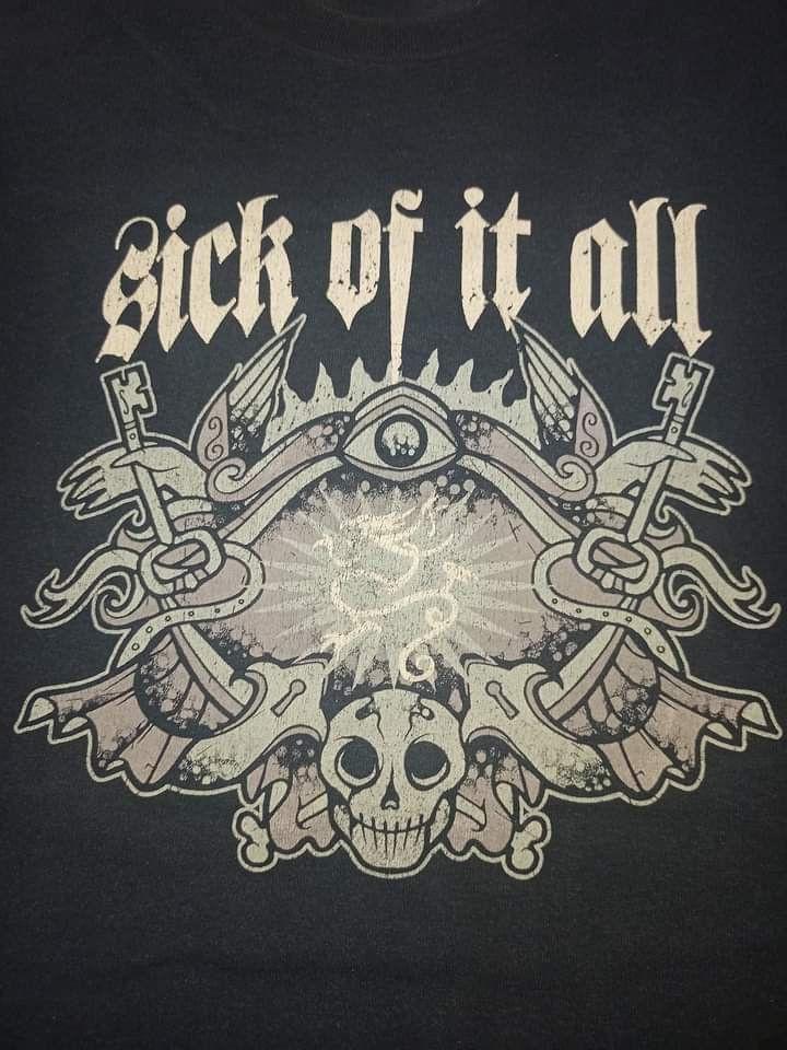 

Sick of It All Black Cotton Full Size Unisex S-5XL Unisex T-Shirt L