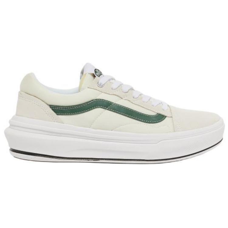Vans Old Skool Overt CC Comfortable Versatile Low-Top Skate Shoes Men Sneakers White Green VN0A7Q5EYQ1