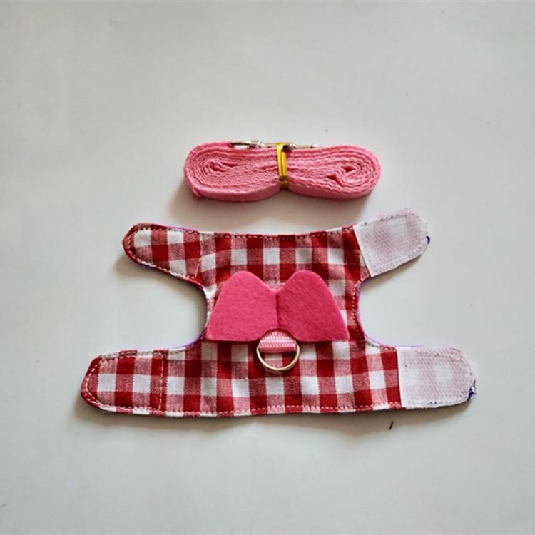 

Регулируемый поводок и шлейка для маленьких питомцев: Кролик, Шиншилла, Хорек, Белка, Хомяк, Морская свинка, Мышь