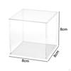 Acryl Klar Display Box Fall Figur Organizer Ständer Container Transparent für
