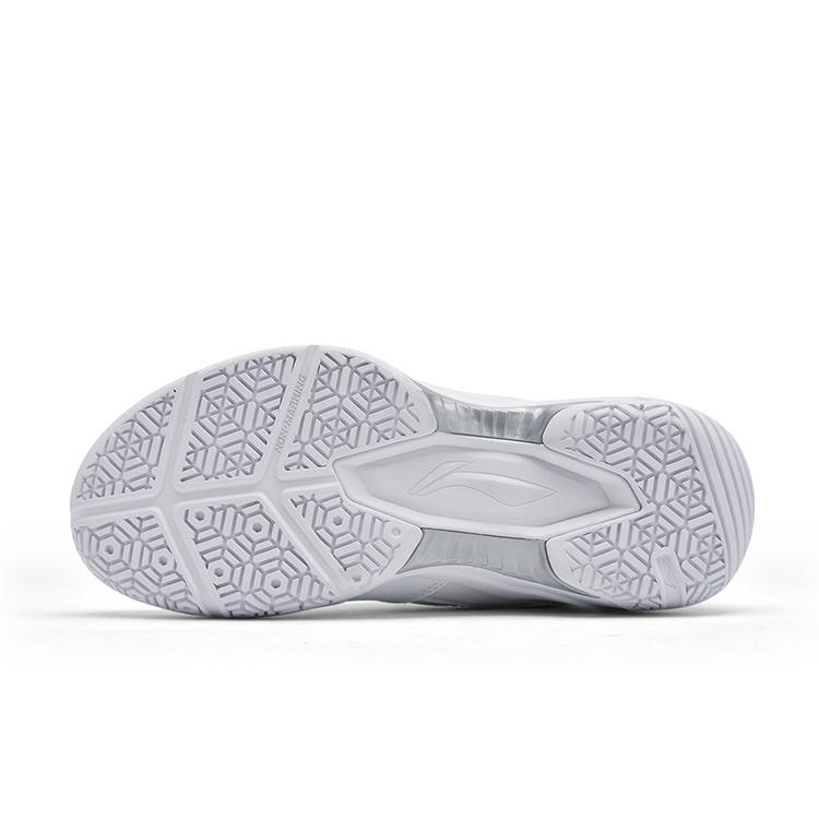 Li-Ning Fashionable Comfortable Versatile Shock Absorbing Non-Slip Breathable Low-Top Badminton Shoes Unisex Shoes Silver AYTV005-4