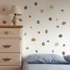 6 Sheet Irregular Polka Dots Wall Stickers, Colorful Boho Wall Decals, Peel and Stick Removable Vinyl Stickers for Playroom Bedroom Nursery