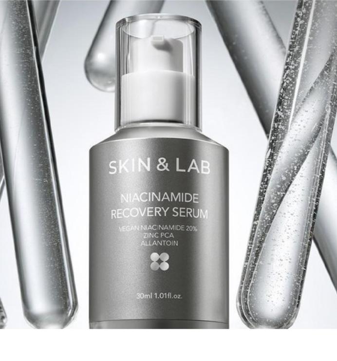 Skin & Lab Niacinamide Recovery Serum 30ml | Korean Skincare | Barrier & Tone Care