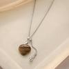 Elegant Pearl Necklace: Trendy, High-End Titanium Steel Clavicle Chain for Women