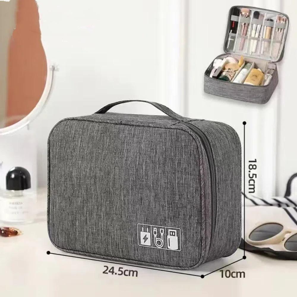 Dustproof Travel Electronic Storage Bag Portable Multifunctional Storage Case Cable Management