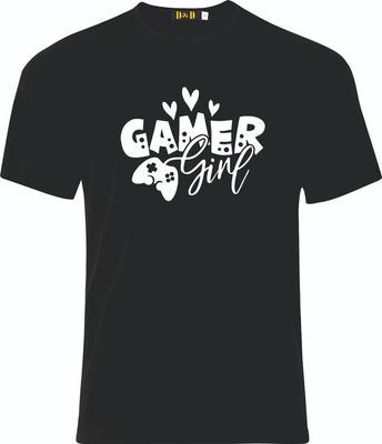 Gamer Girl Funny Xmas Gift Humour Cotton T Shirt