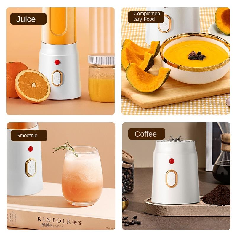 Portable Blender For Kitchen And Home Wireless Electric Fruit Juicer Machine Shakes and Smoothies Personal Travel Blender