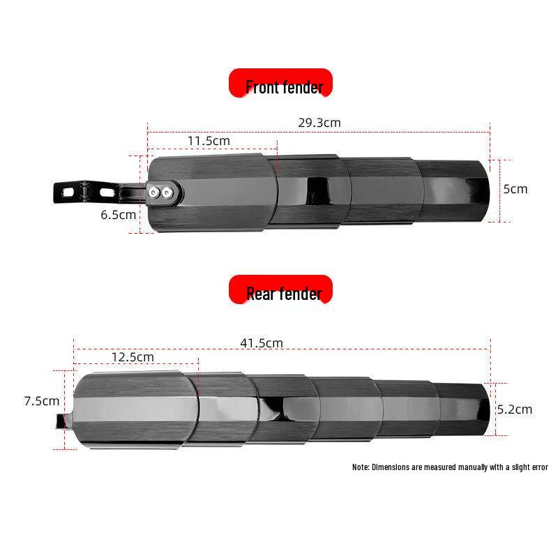 XPAY Foldable Bicycle Mudguard