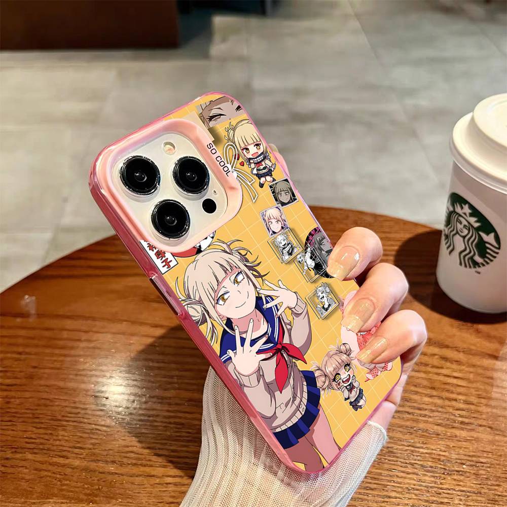

Cool Anime S-Toga Himiko Phone Case For IPhone 17 16 15 14 13 12 11 Pro Max Plus Color Shockproof Back Silver Cover iphone17