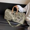 Graffiti Personalized Travel Bag Trendy Storage Bag Business Trip Outdoor Duffel Bag Leisure Large Capacity Portable Messenger Bag