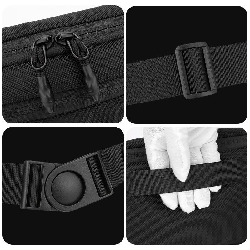 Men's Casual Chest Bag Fashion Shoulder Bag Lightweight Crossbody Messenger Bag for Travel Outdoor Sports Running Hiking
