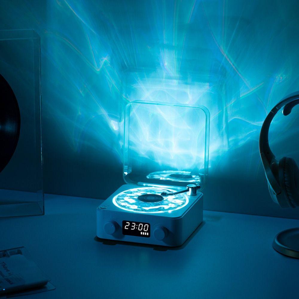 Portable White Noise Bluetooth Speaker Mini Wave Vinyl Player Retro Vinyl Record Player  Home