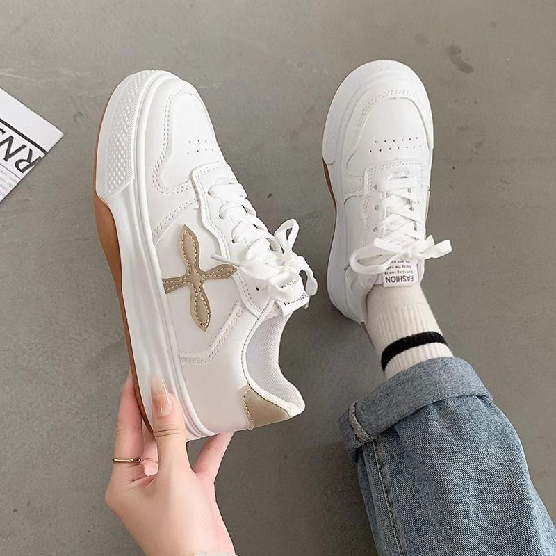 

Board women s shoes soft-soled white shoes versatile flat-soled casual sports shoes work soft-soled shoes super soft 40 абрикосовый