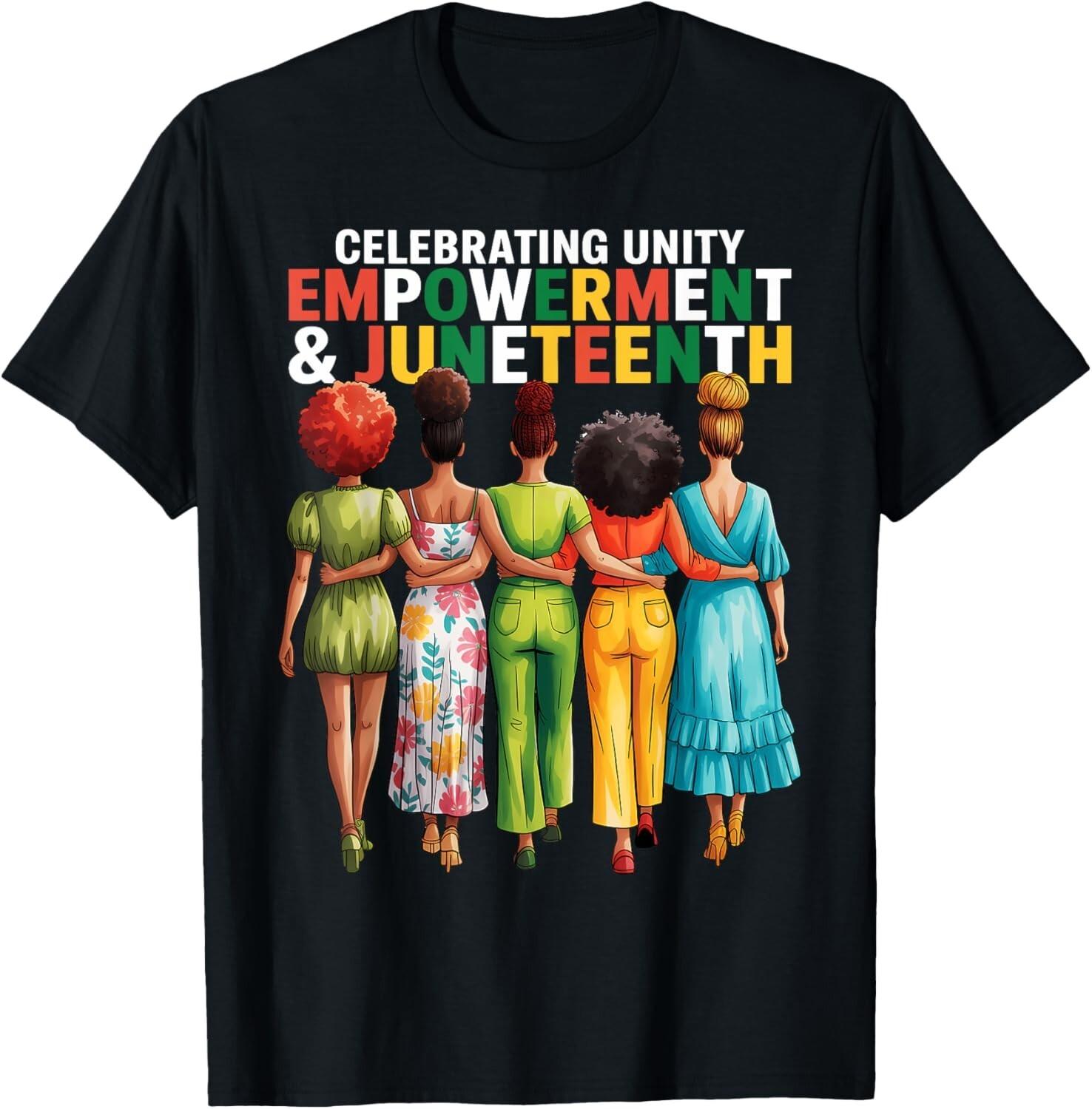 Juneteenth Shirt For Women Juneteenth 1865 Women T-Shirt Mens Womens Tees Top M