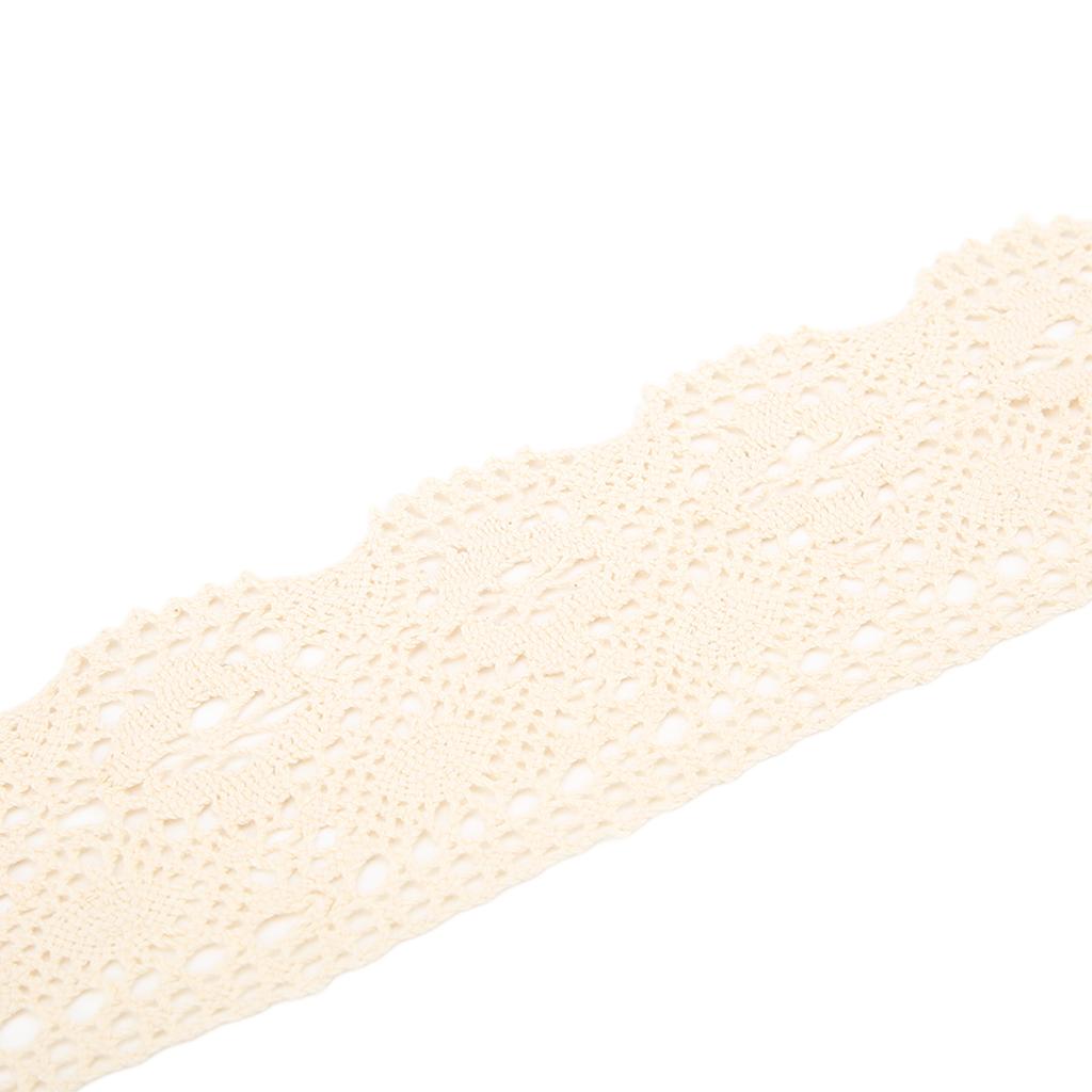 Lace Ribbon Cotton Thread 10 Yards Environmental Friendly Decorative Accessories for Clothing Decoration   Curtain