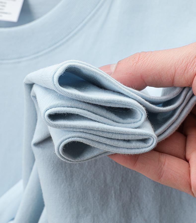 2026 Sommer Antibakterielles Herren-Kurzarm-T-Shirt aus reiner Baumwolle - 230g Atmungsaktiv und Lässig Rundhals