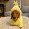Four-Legged Puppy Jumpsuit Costume Warm Fleece Dog Pajamas Dog Star Clothes  Party