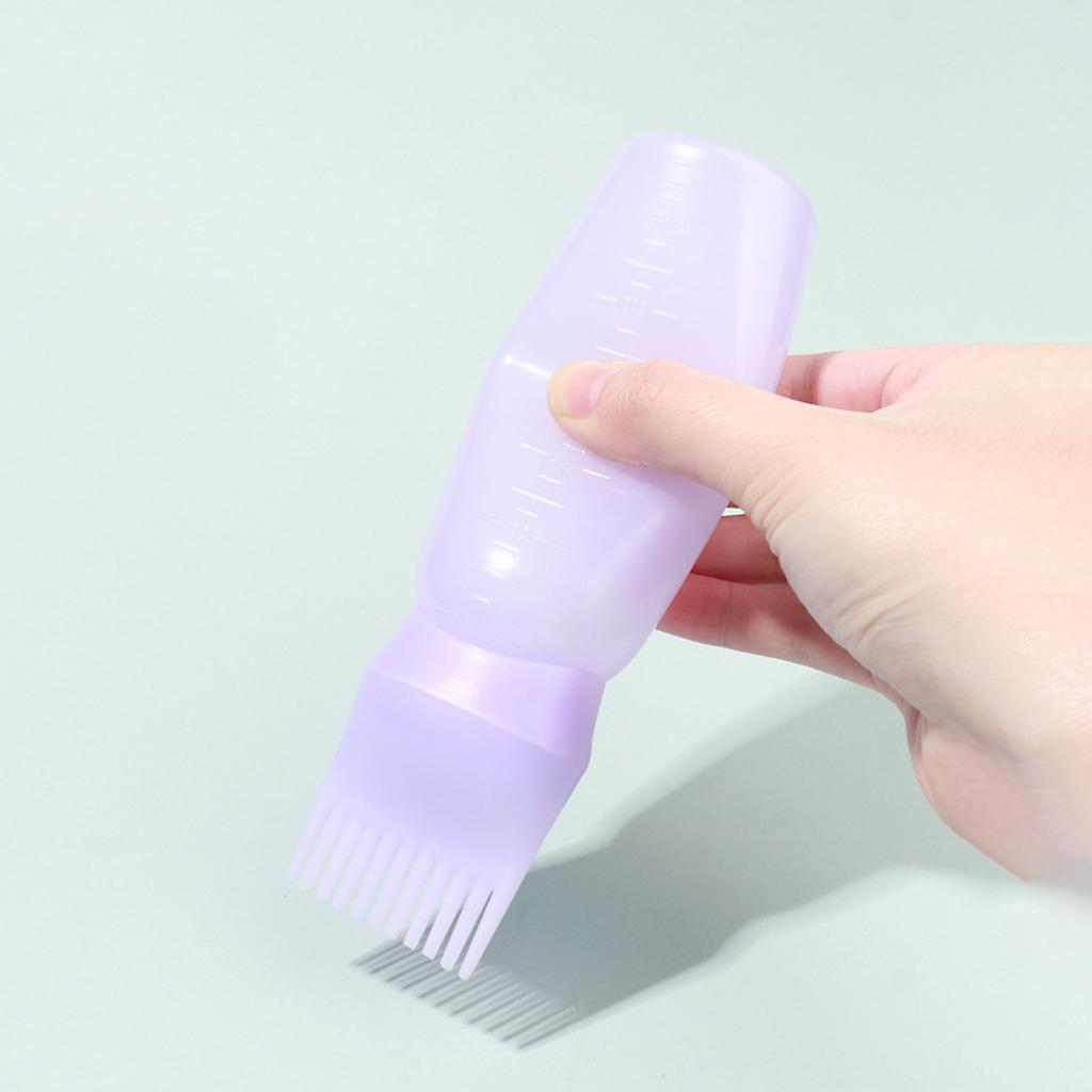 3 Stück Plastik Haarfärbepinsel Shampoo Flaschen Ölkamm Stylingwerkzeuge Haarfärbemittel Friseursalonwerkzeuge Speziell für Echthaarperücken