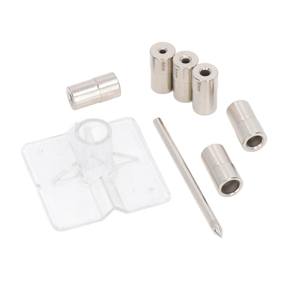 8 Pcs Self Centering Dowel Jig Kit 6 Size Inner Diameter Alloy Steel Drill Bushing Drill Bit Guide