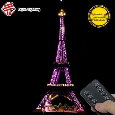 DIY LED Blockleuchten für Lego 10307 Eiffelturm Puzzle – Fernbedienbares Pariser Wahrzeichen