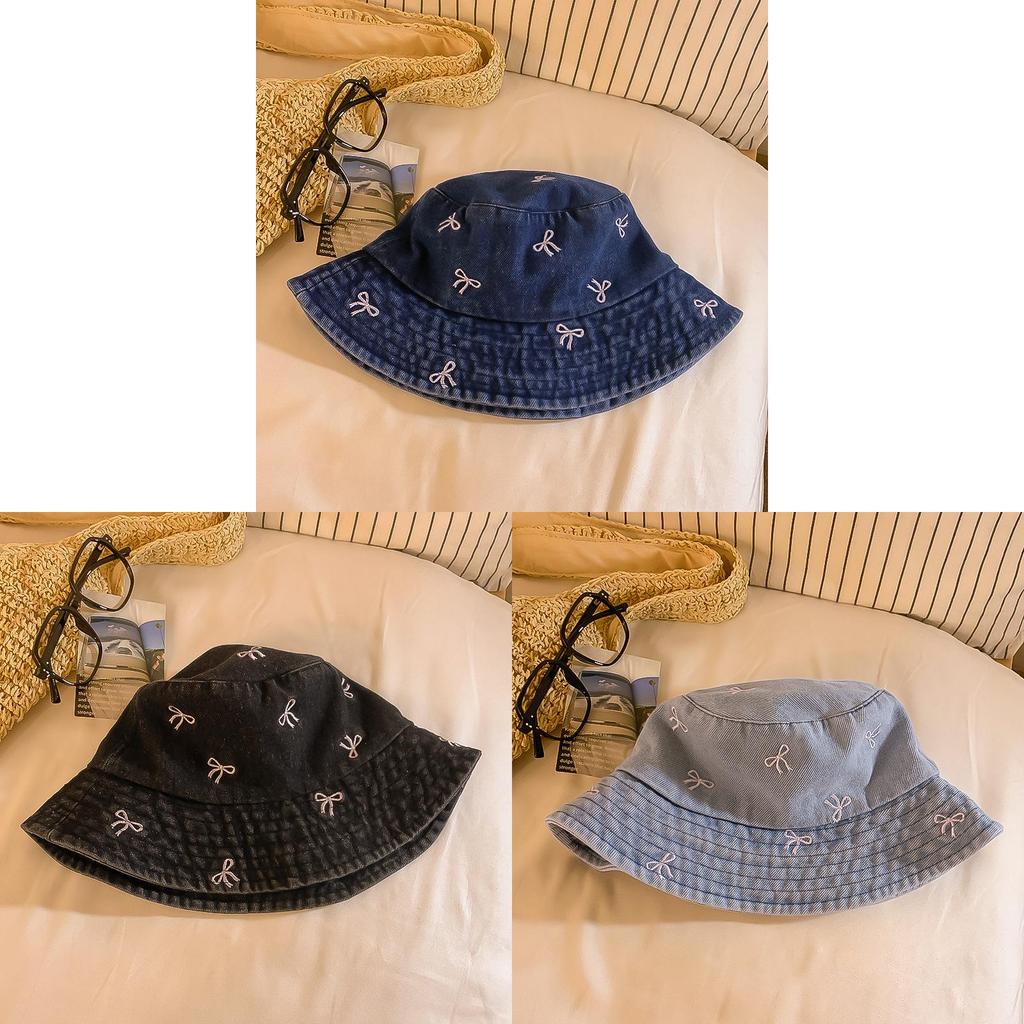 Classic Cowboy Cap With Distressed Denim And Short Brim For Sunshade And Fashion
