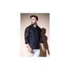 DHRUVI TRENDZ Mens Cotton Blend Men' Casual Shirt Regular Fit Western (DTMS6022_Black_S)