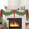 1Pcs Christmas Cedar Garland Soft and Thickness Artificial Pine Garlands Greenery Pine Garland for Xmas Holiday Seasonal Decor