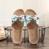 Fashion 2025 Ladies New Style Bow Flower Fashion Versatile Slipper Leisure Comfort Beach Shoes Elegant Minimalist Non Slip Women Sandals