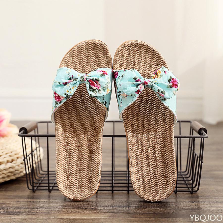 Fashion 2025 Ladies New Style Bow Flower Fashion Versatile Slipper Leisure Comfort Beach Shoes Elegant Minimalist Non Slip Women Sandals
