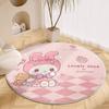 Round Carpet Living Room Plush Mat Thick Children's Room Reading Area Cartoon Bedroom Study Swivel Chair Soundproof Foot Mat