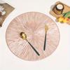 1PC Round Placemats Dining Table Mats Kitchen Hollow Out End Table Decoration Mat