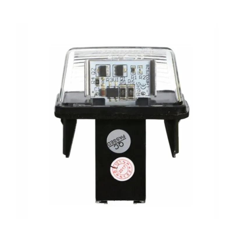 2PCS For Peugeot 206 207 307 308 407 5008 Partner Citroen C3 C4 C5 Xsara Picasso LED Number License Plate Lamp Light