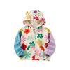 Girls Zip-Up Hooded Long Sleeve Cardigan Jacket Outerwear for Casual Daily Wear