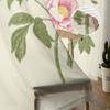 Vintage Peonies Sheer Curtains Transparent Voile Tulle Drapes For Living Room Bedroom Window Floral Home Decor